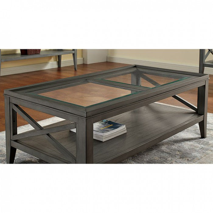 Mazar - Coffee Table - Gray