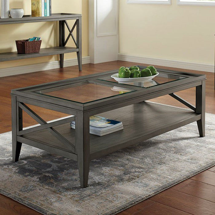 Mazar - Coffee Table - Gray