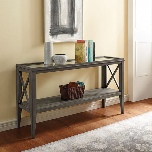 Mazar - Sofa Table - Gray