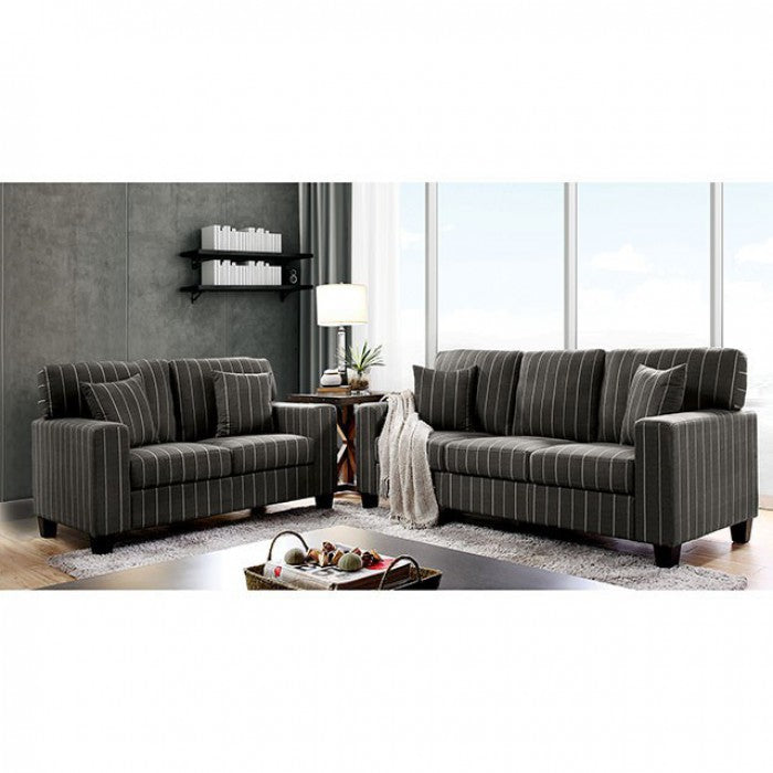 Cape Loveseat - Grey Contemporary Loveseat | NorCal Furniture Santa Clara CA