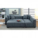 Drake Sectional - Grey Contemporary Sectional | NorCal Furniture Santa Clara CA