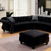 Duke Sectional - Black Glam Sectional | NorCal Furniture Santa Clara CA
