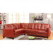 Cova Sectional - Red Contemporary Sectional | NorCal Furniture Santa Clara CA