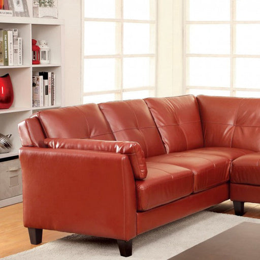 Cova Sectional - Red Contemporary Sectional | NorCal Furniture Santa Clara CA