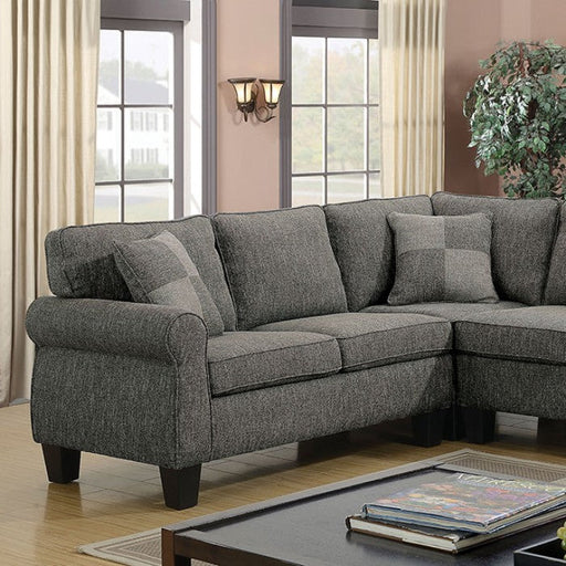 Echo Sectional - Grey Transitional Sectional | NorCal Furniture Santa Clara CA
