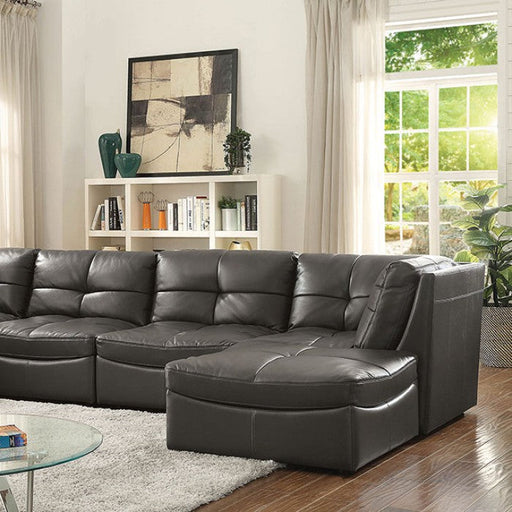 Dune Sectional - Grey Contemporary Sectional | NorCal Furniture Santa Clara CA