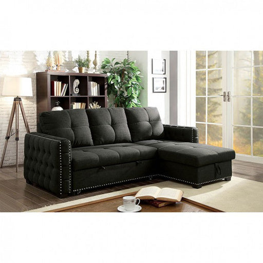 Elm Sectional - Grey Transitional Sectional | NorCal Furniture Santa Clara CA