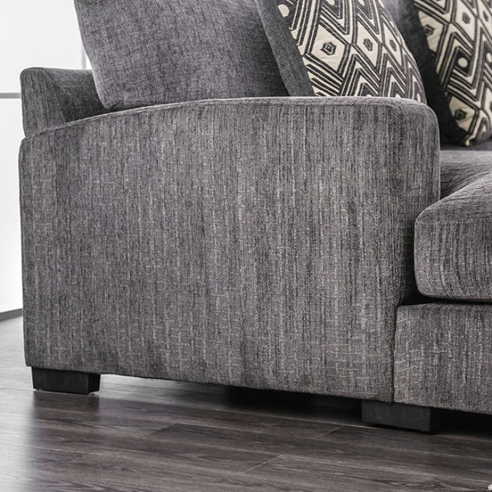 Azure Sectional - Grey Contemporary Sectional | NorCal Furniture Santa Clara CA