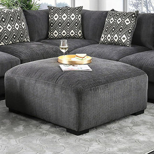 Azure Ottoman - Grey Contemporary Ottoman | NorCal Furniture Santa Clara CA