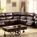 Delta Sectional - Brown Transitional Sectional | NorCal Furniture Santa Clara CA