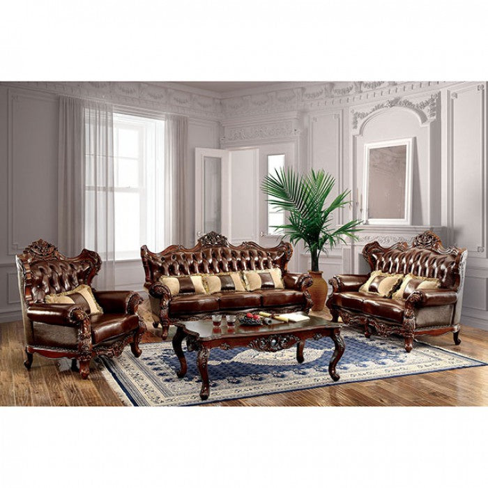 Cara Sofa - Brown Traditional Sofa | NorCal Furniture Santa Clara CA