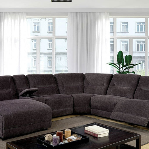 Devon Sectional - Grey Transitional Sectional | NorCal Furniture Santa Clara CA