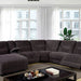 Devon Sectional - Grey Transitional Sectional | NorCal Furniture Santa Clara CA