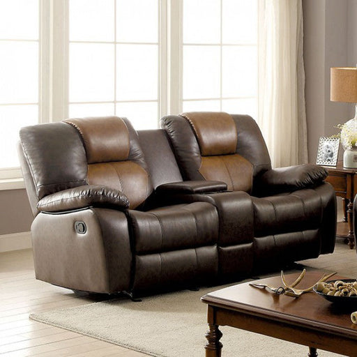 Brix Loveseat - Brown Transitional Loveseat | NorCal Furniture Santa Clara CA