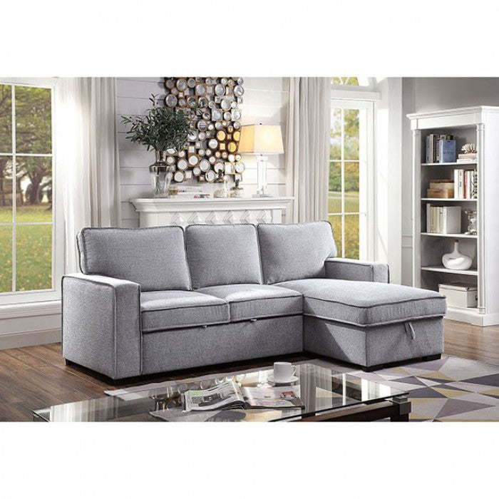 Finn Sectional - Grey Contemporary Sectional | NorCal Furniture Santa Clara CA