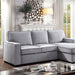 Finn Sectional - Grey Contemporary Sectional | NorCal Furniture Santa Clara CA