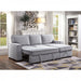 Finn Sectional - Grey Contemporary Sectional | NorCal Furniture Santa Clara CA