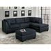 Fjord Sectional - Grey Transitional Sectional | NorCal Furniture Santa Clara CA
