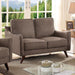 Cole Loveseat - Brown Mid-Century Modern Loveseat | NorCal Furniture Santa Clara CA