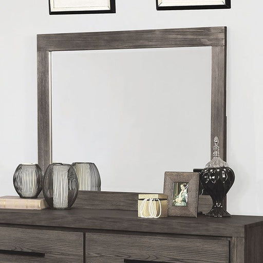 BELLBURN  MIRROR - Grey Transitional Mirror | NorCal Furniture Santa Clara CA