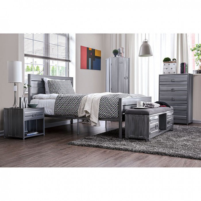 ACCREDMOND  NIGHT STAND - Grey Night Stand | NorCal Furniture Santa Clara CA