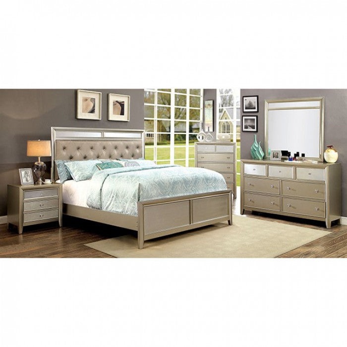 LEVEL  MIRROR - Grey Glam Mirror | NorCal Furniture Santa Clara CA
