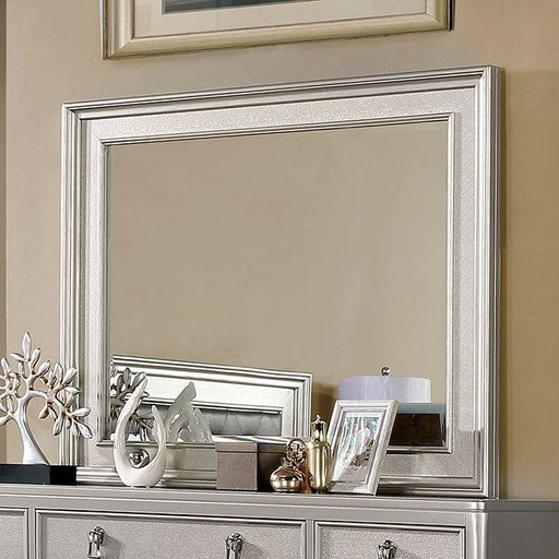 FORTUNE  MIRROR - Grey Contemporary Mirror | NorCal Furniture Santa Clara CA