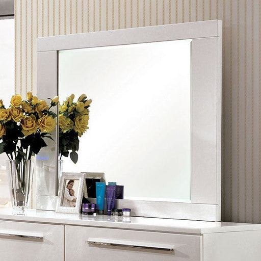 TIN  MIRROR - Mirrored Contemporary Mirror | NorCal Furniture Santa Clara CA