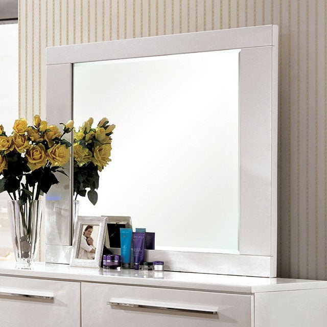 TIN  MIRROR - Mirrored Contemporary Mirror | NorCal Furniture Santa Clara CA