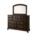 VILLA  MIRROR - Brown Transitional Mirror | NorCal Furniture Santa Clara CA