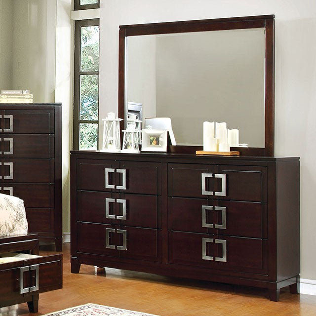 GATEWAY  MIRROR - Brown Transitional Mirror | NorCal Furniture Santa Clara CA