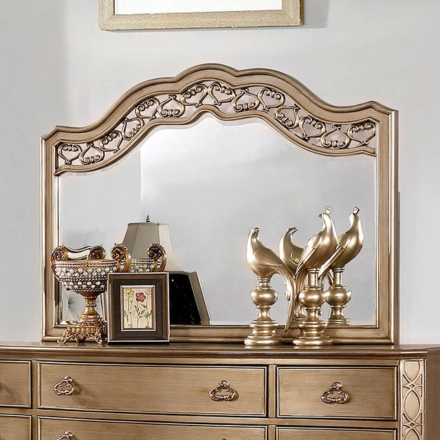 ACCENT  MIRROR - Gold Traditional Mirror | NorCal Furniture Santa Clara CA