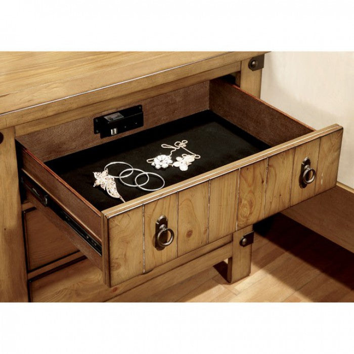 PIN  NIGHT STAND - Brown Night Stand | NorCal Furniture Santa Clara CA