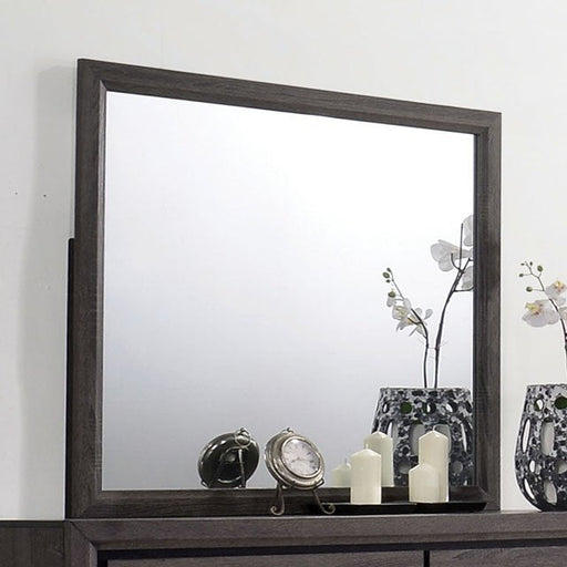 KONWY  MIRROR - Grey Contemporary Mirror | NorCal Furniture Santa Clara CA