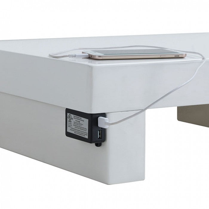SITE  NIGHT STAND - White Contemporary Night Stand | NorCal Furniture Santa Clara CA