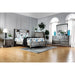 DOLPHIN  BED - Grey Transitional Panel Bed Bed | NorCal Furniture Santa Clara CA