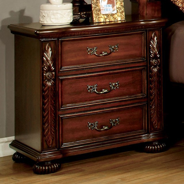 CHERRY  NIGHT STAND - Brown Traditional Night Stand | NorCal Furniture Santa Clara CA