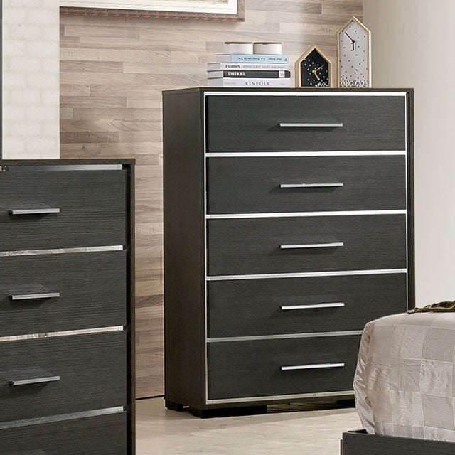 HAMRYN  CHEST - Grey Contemporary Chest | NorCal Furniture Santa Clara CA