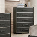 HAMRYN  CHEST - Grey Contemporary Chest | NorCal Furniture Santa Clara CA