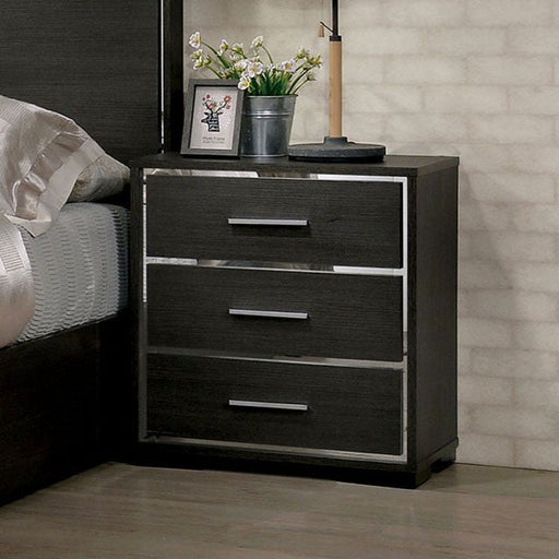 HAMRYN  NIGHT STAND - Grey Contemporary Night Stand | NorCal Furniture Santa Clara CA