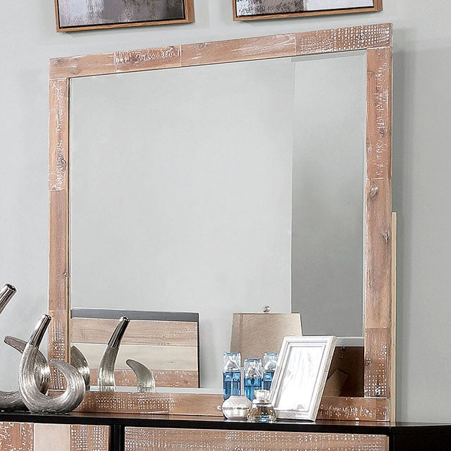 NOVEL  MIRROR - Brown Transitional Mirror | NorCal Furniture Santa Clara CA
