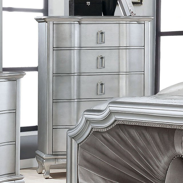 KALOK  CHEST - Grey Glam Chest | NorCal Furniture Santa Clara CA