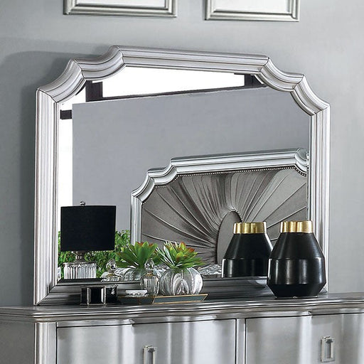 KALOK  MIRROR - Grey Glam Mirror | NorCal Furniture Santa Clara CA