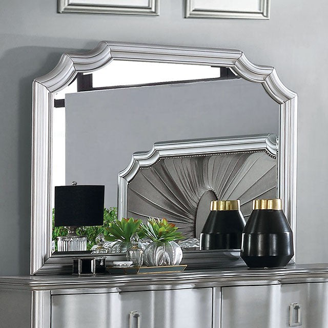 KALOK  MIRROR - Grey Glam Mirror | NorCal Furniture Santa Clara CA