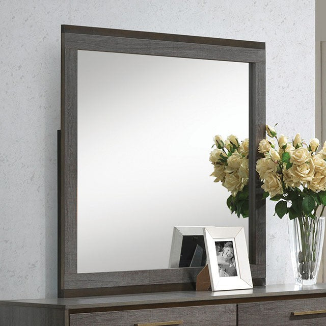 MENTOR  MIRROR - Gold Contemporary Mirror | NorCal Furniture Santa Clara CA