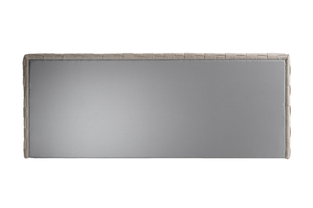 Concord - Modern Light Grey Velvet Bed