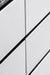 Concord - Modern Black Marble + Black Ash + Aluminum Dresser