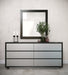 Concord - Modern Black Marble + Black Ash + Aluminum Dresser