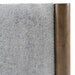 Carolina - Modern Grey Fabric + Wenge Bedroom Set