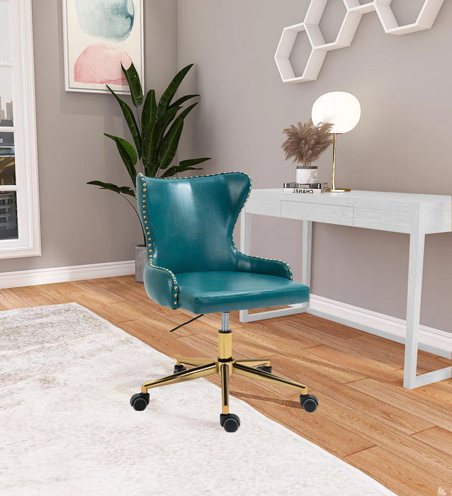 Hendrix Blue Faux Leather Office Chair